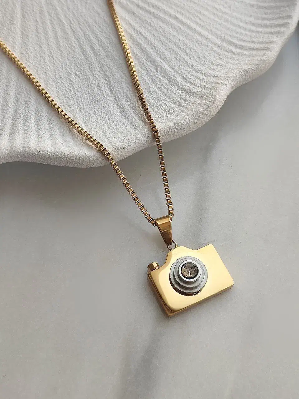 گردنبند استیل دوربین عکاسی 5904|بدلیجات|تبریز, |دیوار