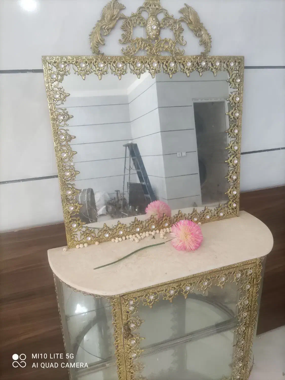 اینه کنسول برنز|بوفه، ویترین، کنسول|محمدشهر, همایون ویلا|دیوار