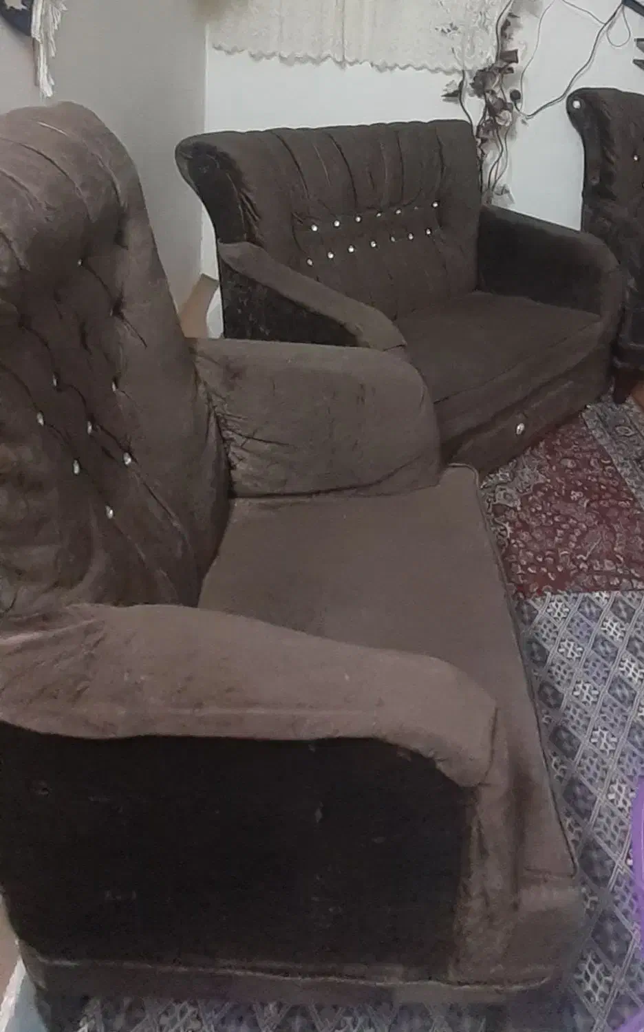 مبل راحتی نیم ست|مبلمان خانگی و میز عسلی|زنجان, |دیوار