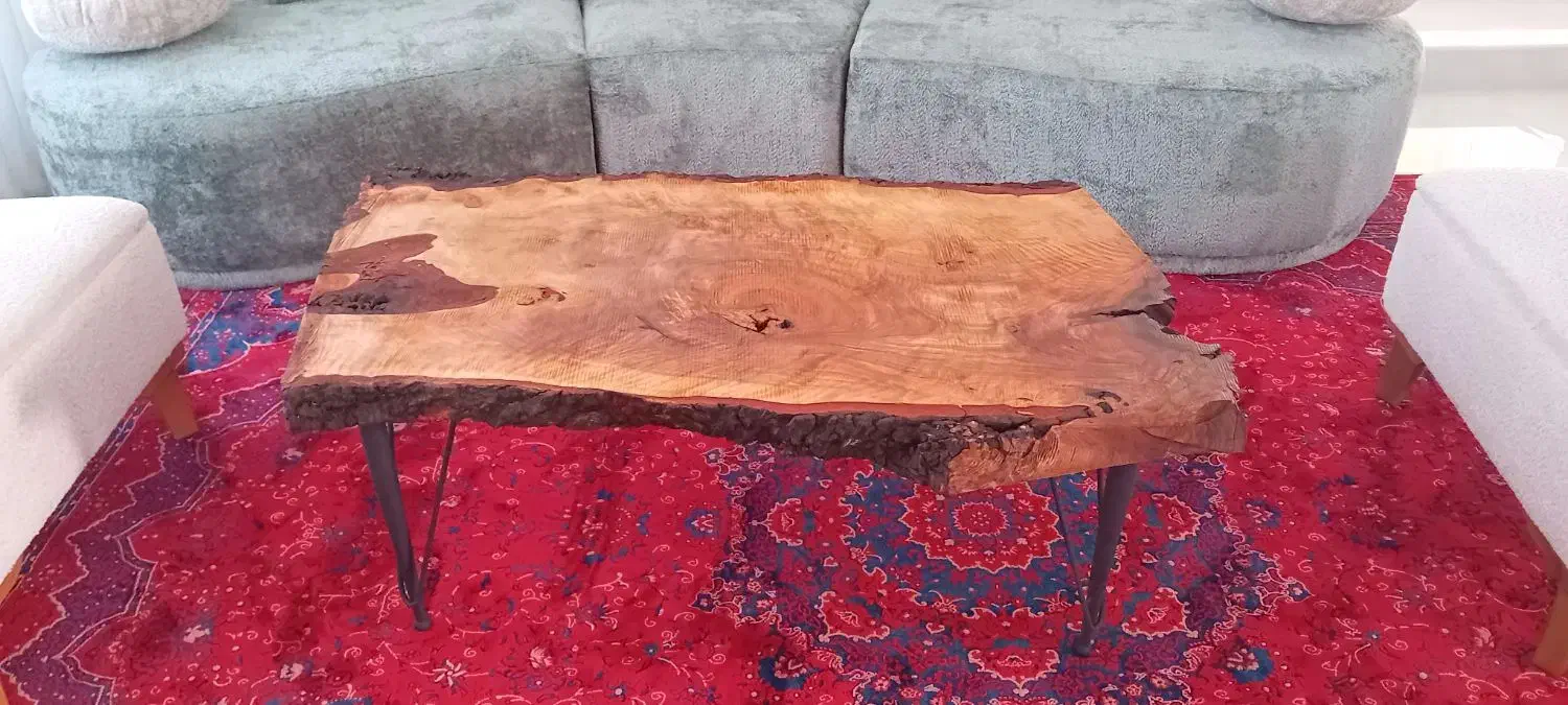 میز جلو مبلی توسکای جنگلی|مبلمان خانگی و میز عسلی|بابل, |دیوار