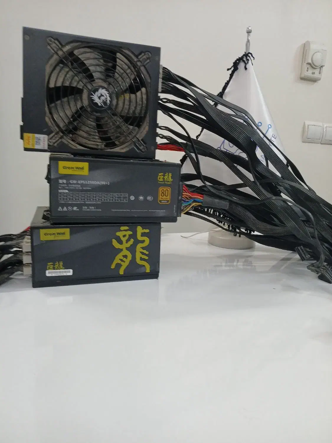 پاور 1250w great wall|قطعات و لوازم جانبی رایانه|شهریار, شهرک وائین|دیوار