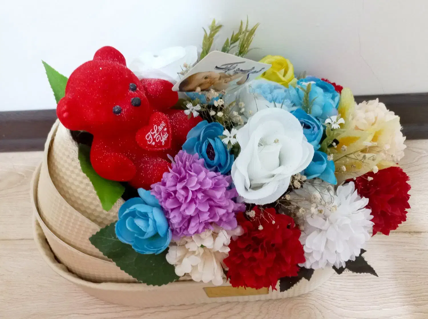 باکس گل|گل مصنوعی|میانه, |دیوار