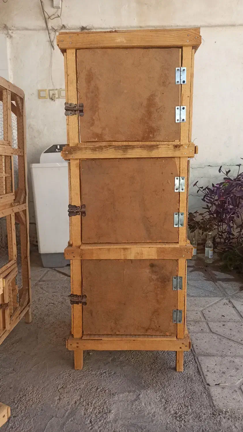 قفس جفت گاه دوطبق و سه طبق|لوازم جانبی حیوانات|جهرم, |دیوار