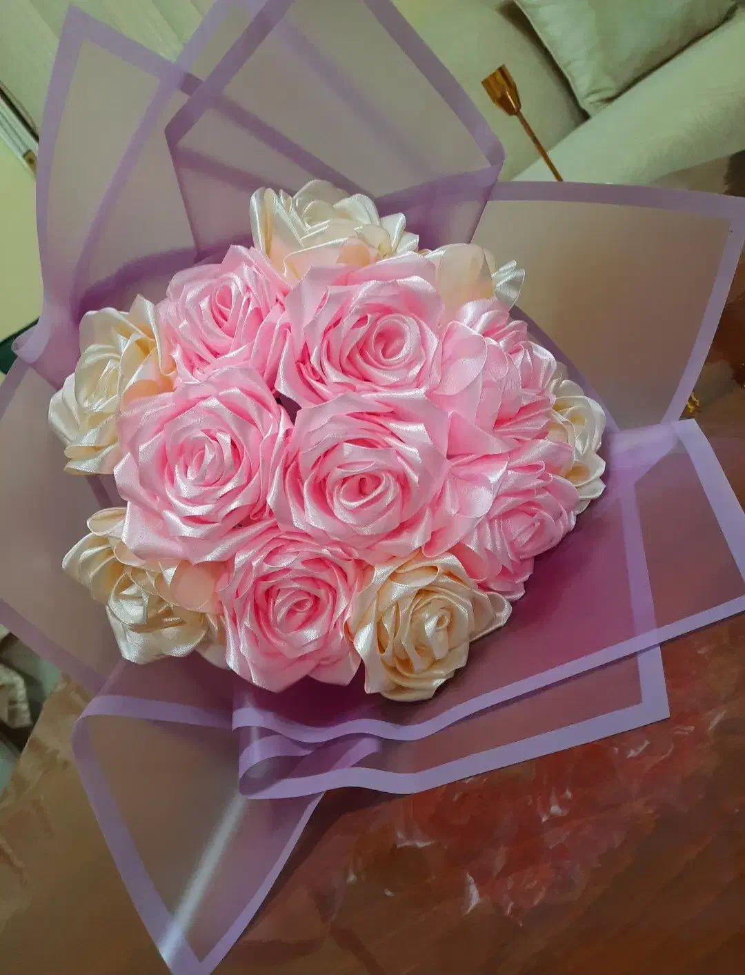 دسته گل ربانی|صنایع دستی و سایر لوازم تزئینی|رشت, بوسار|دیوار