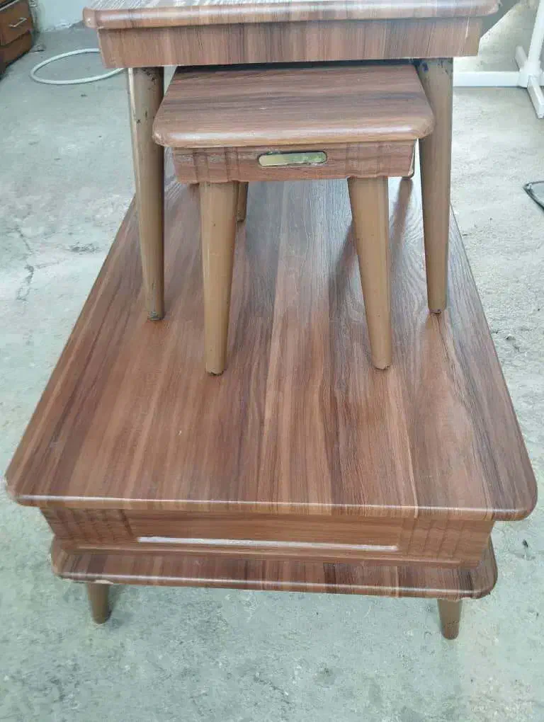 میز و دو جلو مبلی|مبلمان خانگی و میز عسلی|چادگان, |دیوار