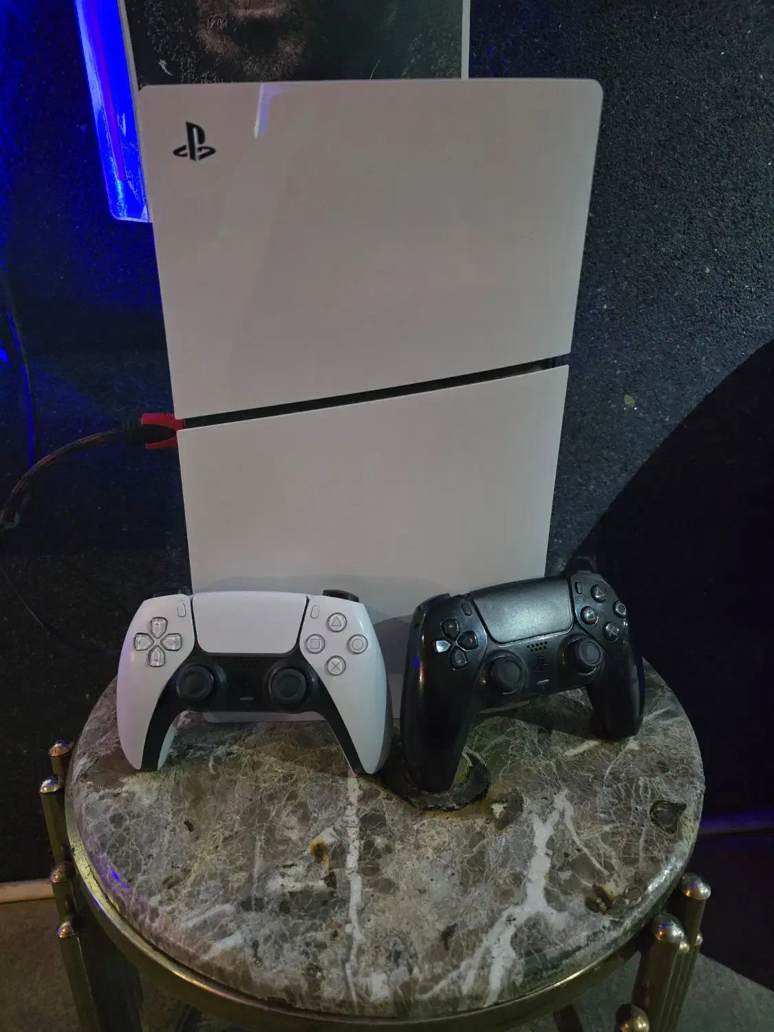 PS5 اسلیم دیسک‌خور دو دسته در حد نو فول بازی|کنسول، بازی ویدئویی و آنلاین|زاهدان, |دیوار