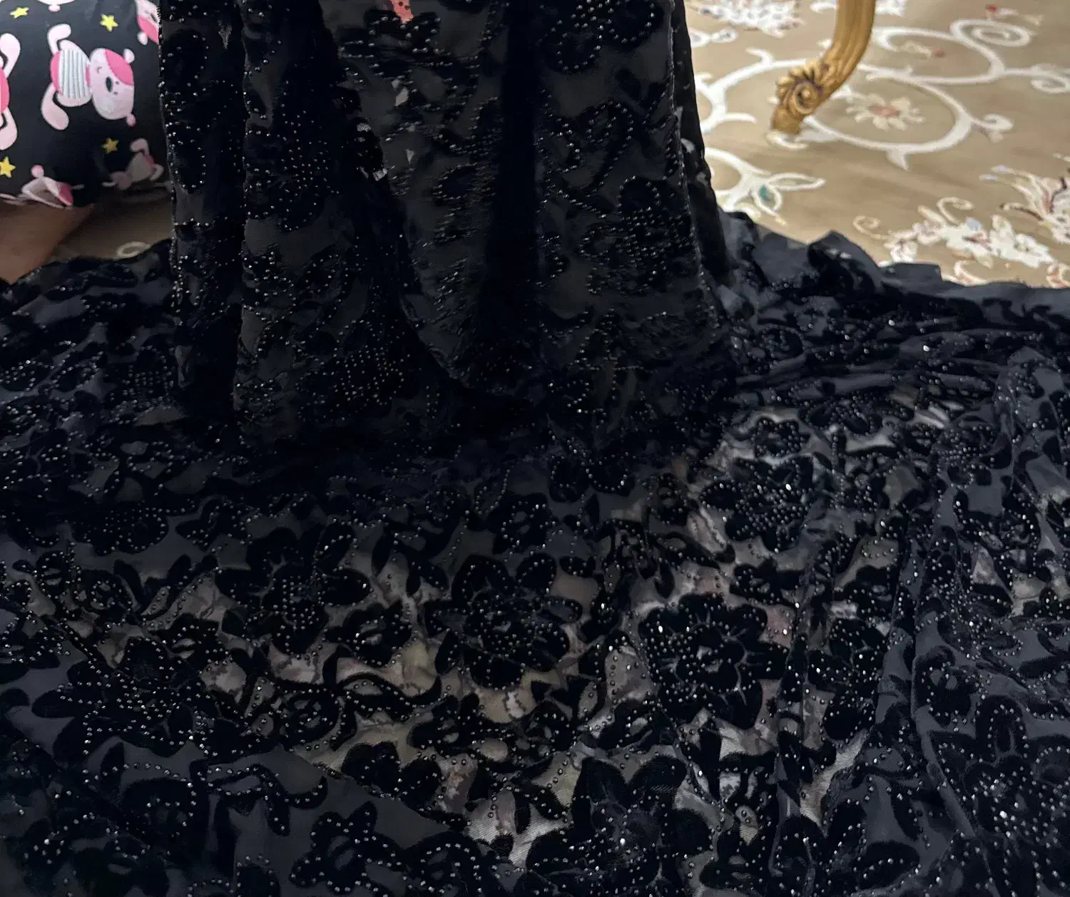 پارچه چادر حریر مخمل کره ای|لباس|یاسوج, |دیوار