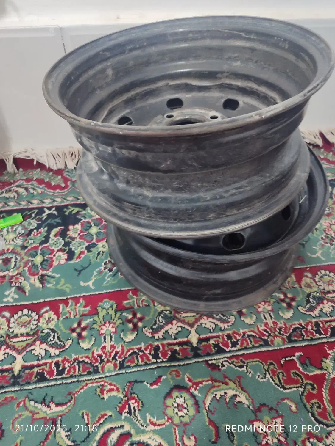 گلگیر سمت راننده جلو دو عدد رنگ 405به سایز 15|قطعات یدکی و لوازم جانبی|شیراز, بید زرد|دیوار