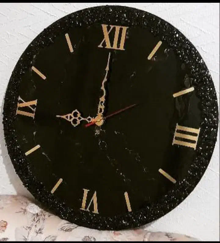 ساعت دست ساز رزینی|ساعت دیواری و تزئینی|شاهین‌شهر, شهرک گلدیس|دیوار