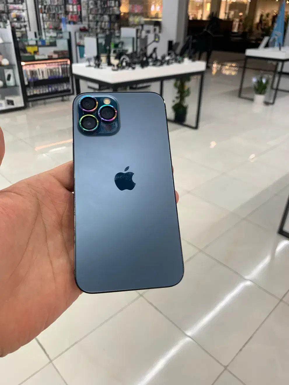 iPhone 12 poro max 256 ZA/A deep blue|موبایل|اهواز, زیتون کارمندی|دیوار