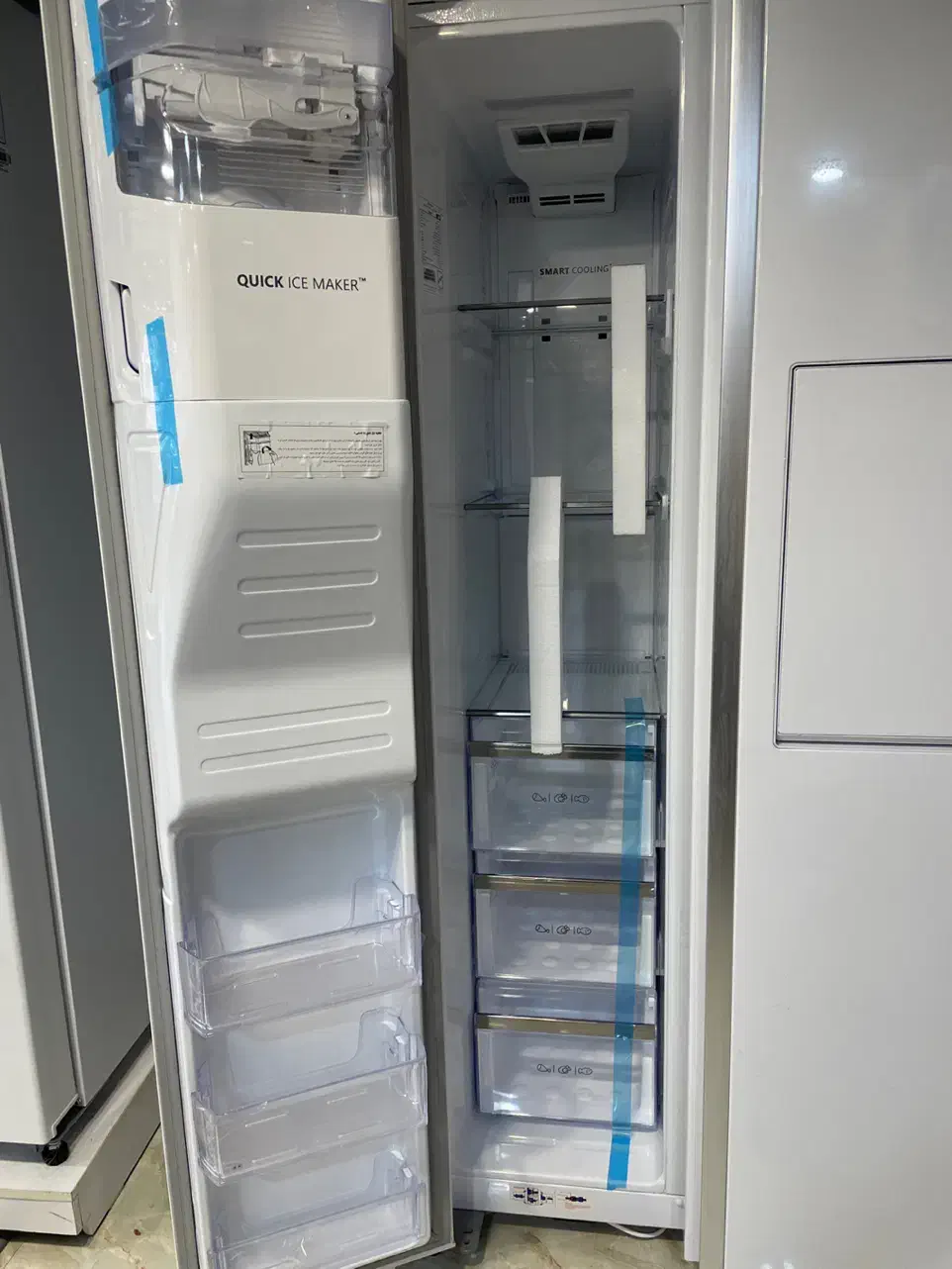 یخچال فریزر سایدبای ساید اسنوا ویترینی|یخچال و فریزر|عجب شیر, |دیوار