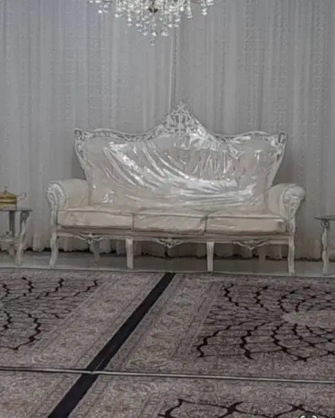 مبل ده نفر استیل کاملا سالم|مبلمان خانگی و میز عسلی|پاکدشت, پاکدشت (مامازند)|دیوار