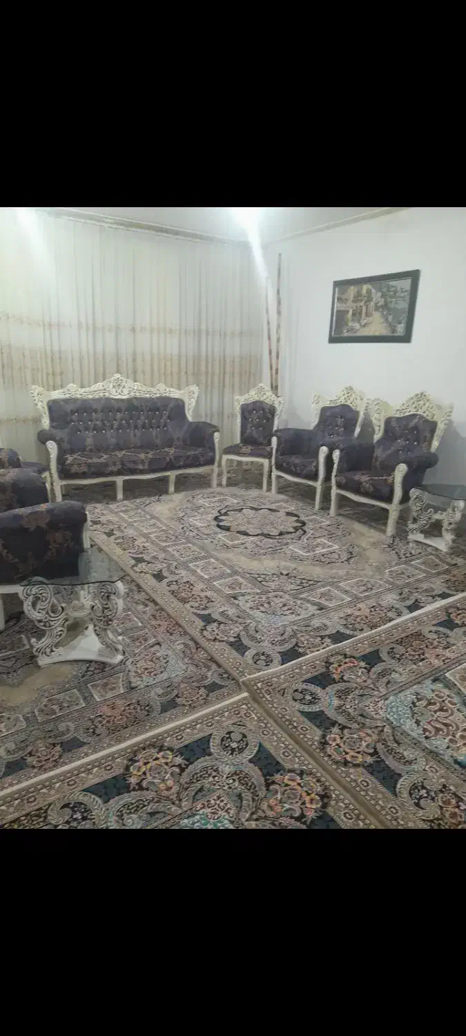 یه دست مبل نه نفره سلطنتی|مبلمان خانگی و میز عسلی|ایلام, |دیوار