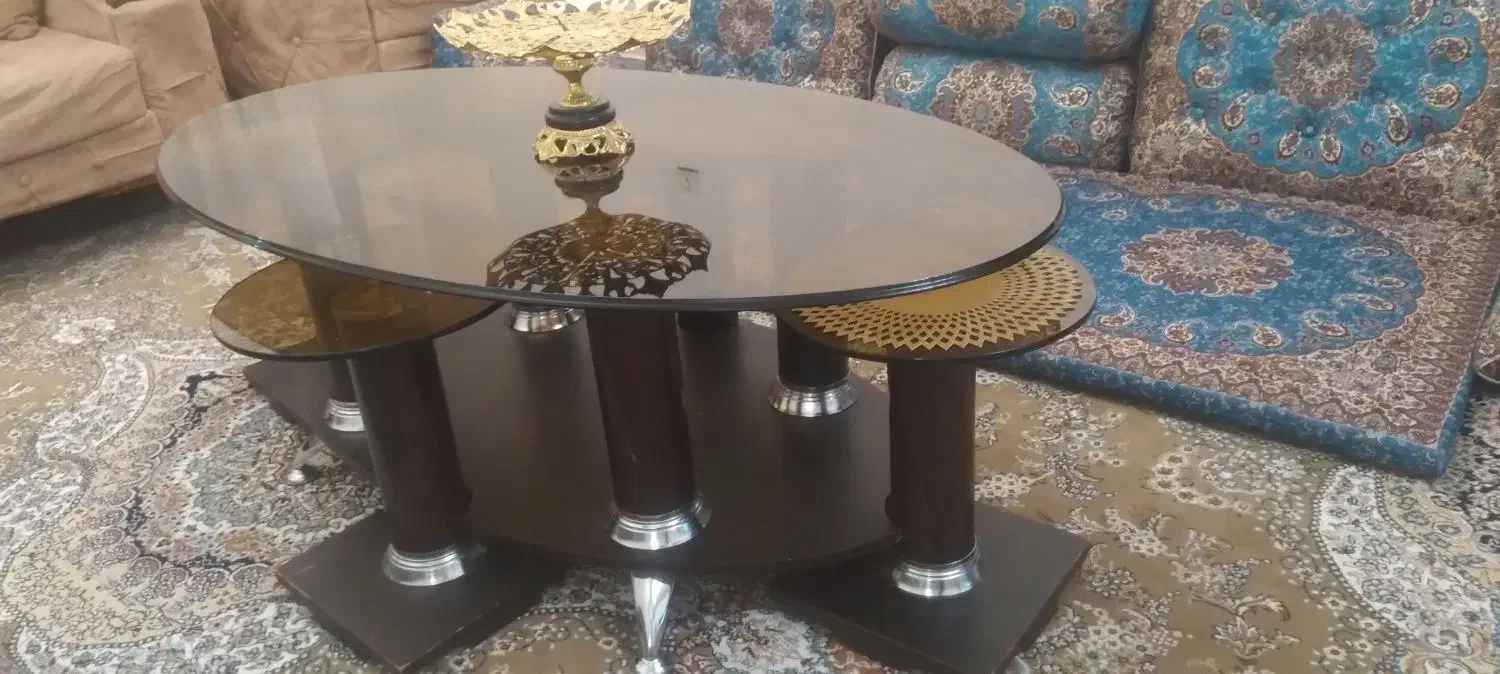 میز جلو مبلی و۴عدد عسلی|مبلمان خانگی و میز عسلی|اندیشه, اندیشه فاز ۳|دیوار