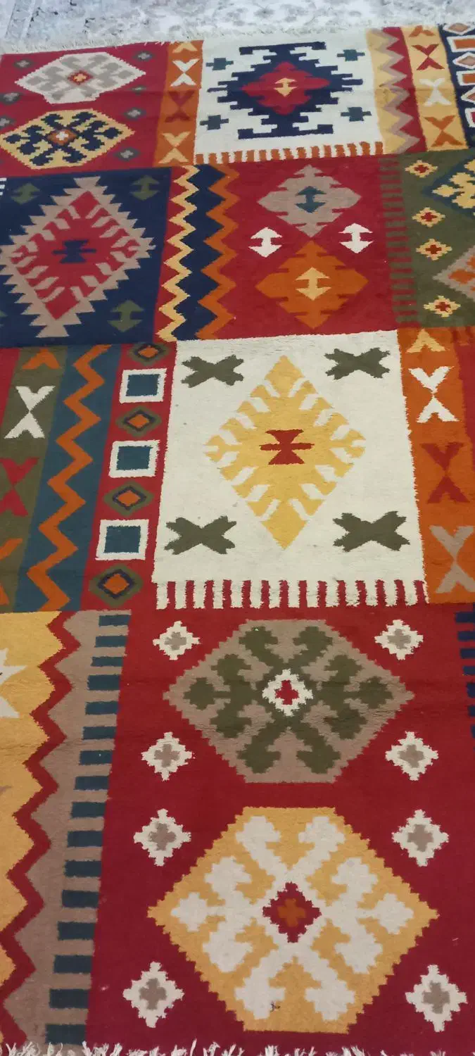 گلیم فرش ۶ متری|گلیم، جاجیم، گبه|همدان, |دیوار