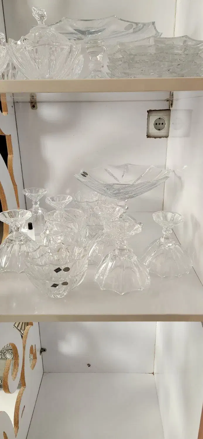 سرویس کریستال چک بوهمیا|ظروف سرو و پذیرایی|هشتگرد, شهرک ریحانه|دیوار