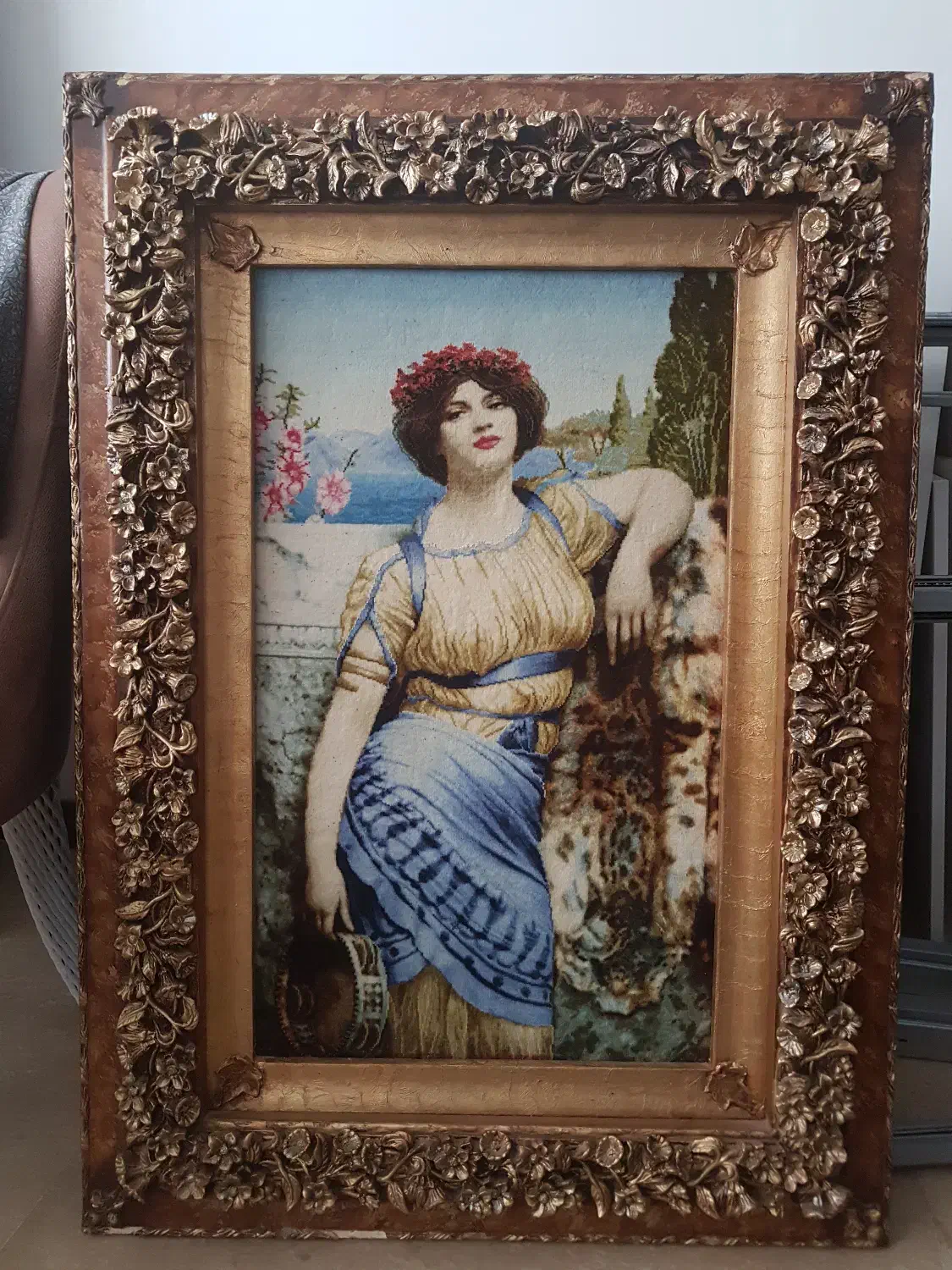 تابلو فرش دستبافت تبریز|تابلو فرش|لنگرود, |دیوار