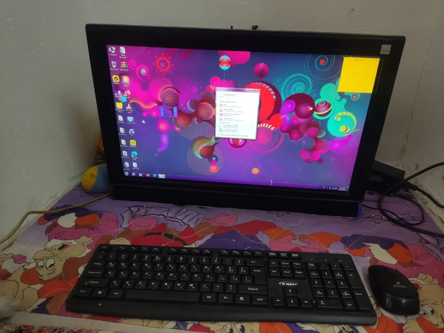 آل این وان تمیز و درجه یک|رایانه رومیزی|دلیجان, |دیوار