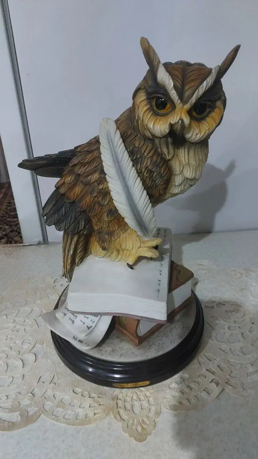 مجسمه جغد|مجسمه، تندیس، ماکت|تهران, باغ فیض|دیوار