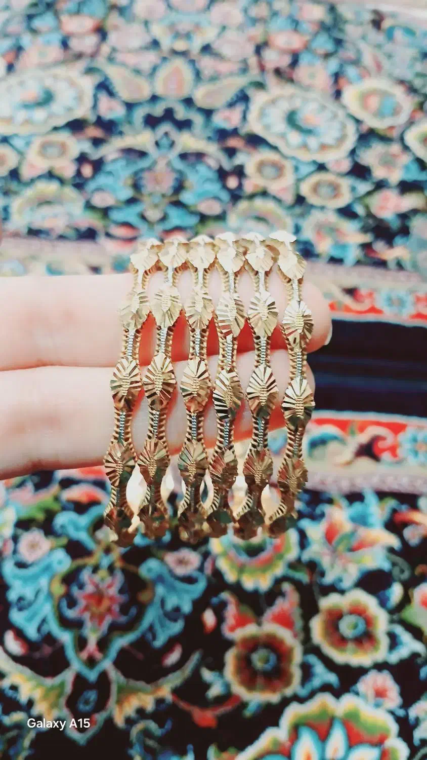 النگو اماراتی ونیم ست نمادار ودستبند قفلی|جواهرات|کرمانشاه, |دیوار