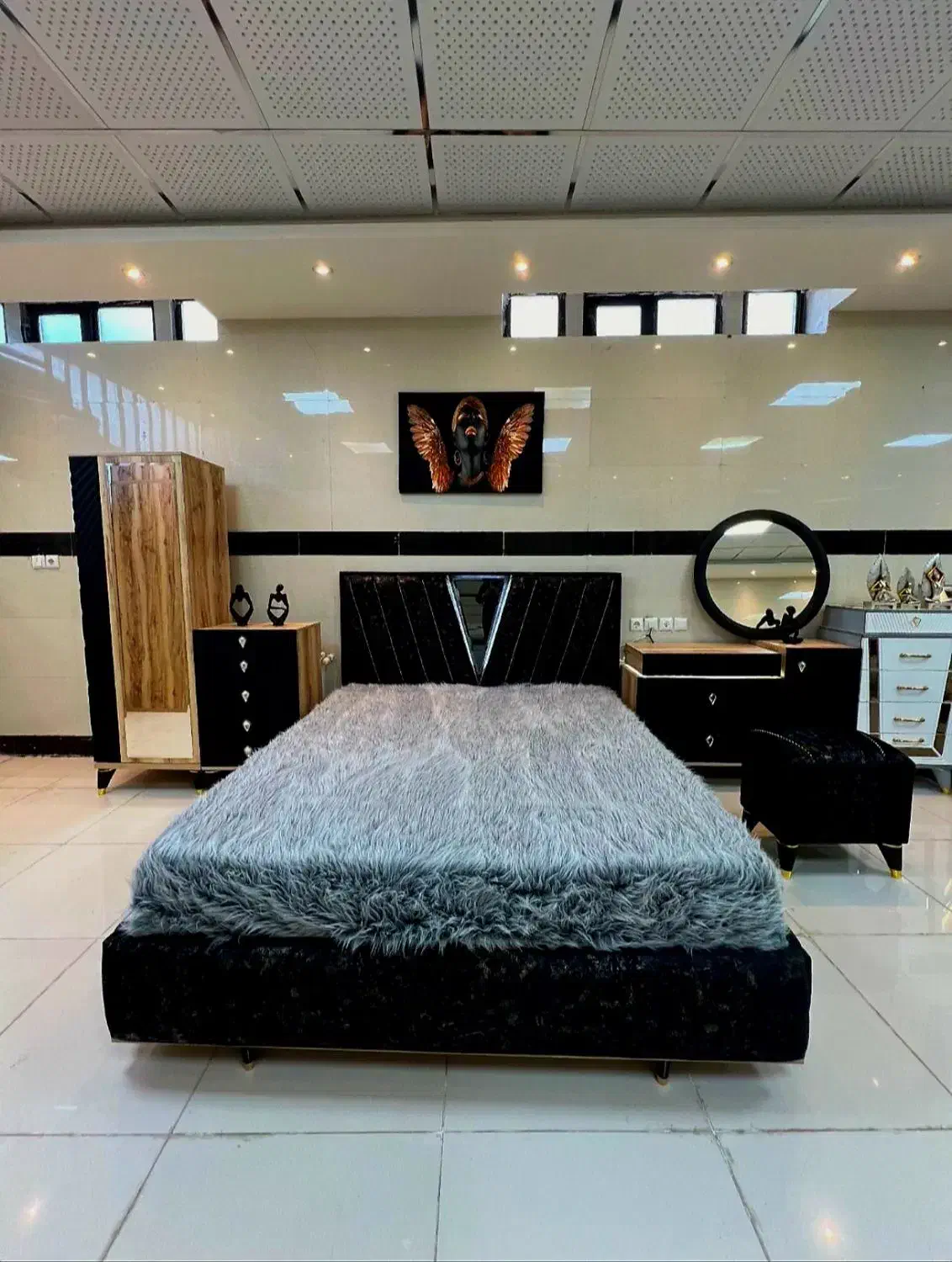 سرویس تخت خواب مدل ملورین دو و تک نفره|تخت و سرویس خواب|چهاردانگه (تهران), |دیوار