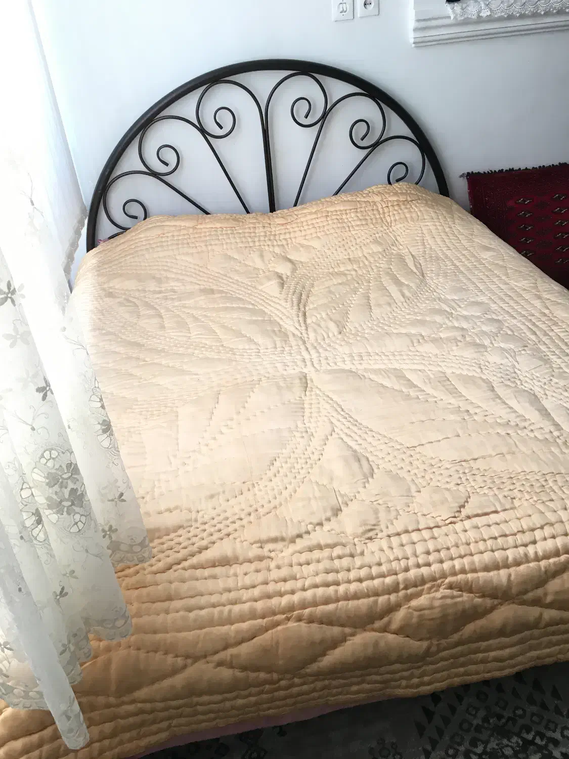 لحاف دست دوز آنتیک قدیمی|رختخواب، بالش، پتو|شاهرود, |دیوار