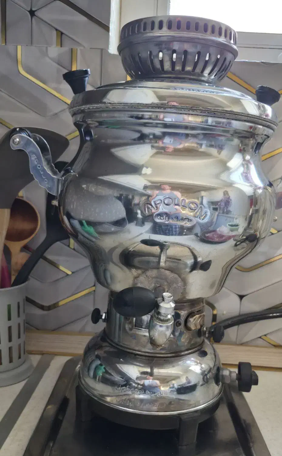 سماور گازسوز آپولون|سماور، چایساز، قهوهساز|تبریز, |دیوار