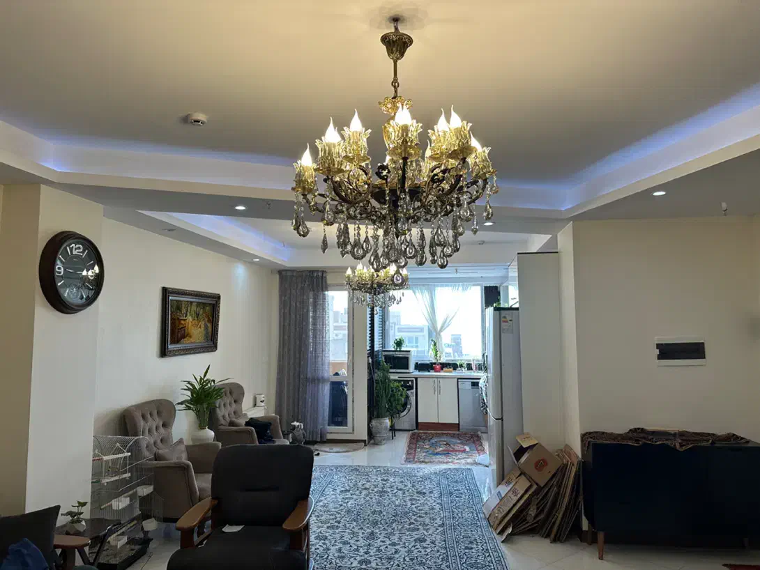 لوستر ۱۶ شاخه در حد تمیز|لوستر و چراغ آویز|تهران, جنتآباد شمالی|دیوار