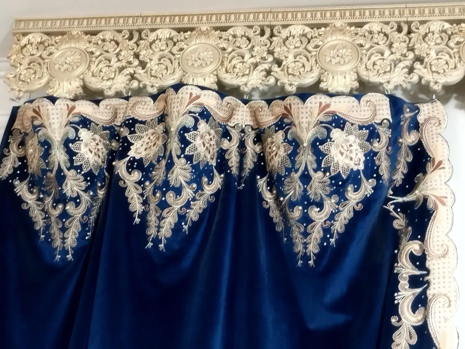 پرده،شال،کتیبه|پرده، رانر، رومیزی|قرچک, شهرک الحدید|دیوار