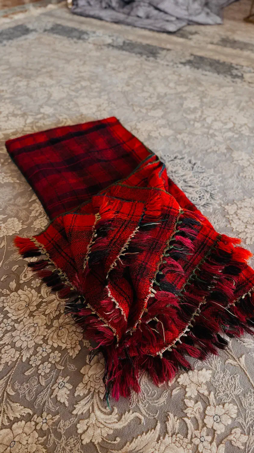 کلیم جاجیم کبه قدیمی یشمی ۵۰ساله|گلیم، جاجیم، گبه|مراغه, |دیوار