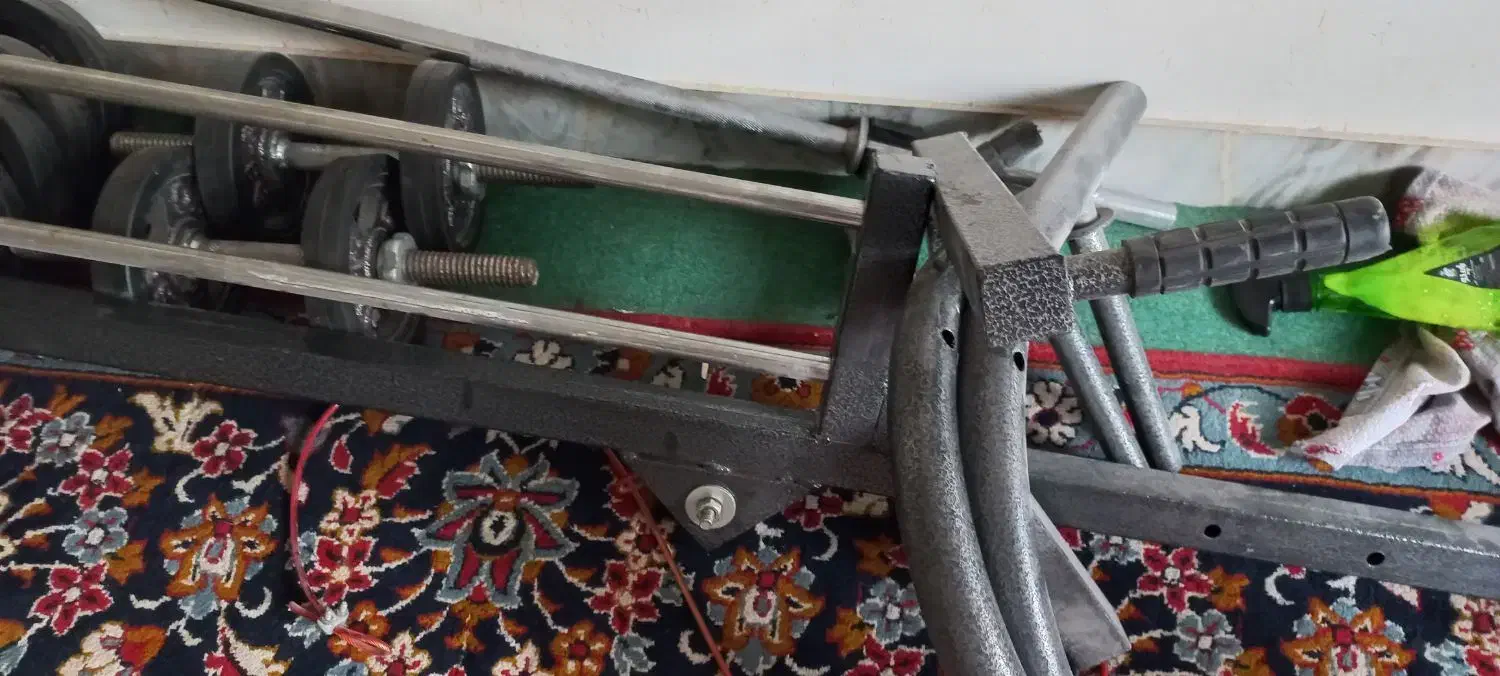 وزنه . دمبل . هالتر . میز همه کاره|تجهیزات ورزشی|اصفهان, شاه پسند|دیوار