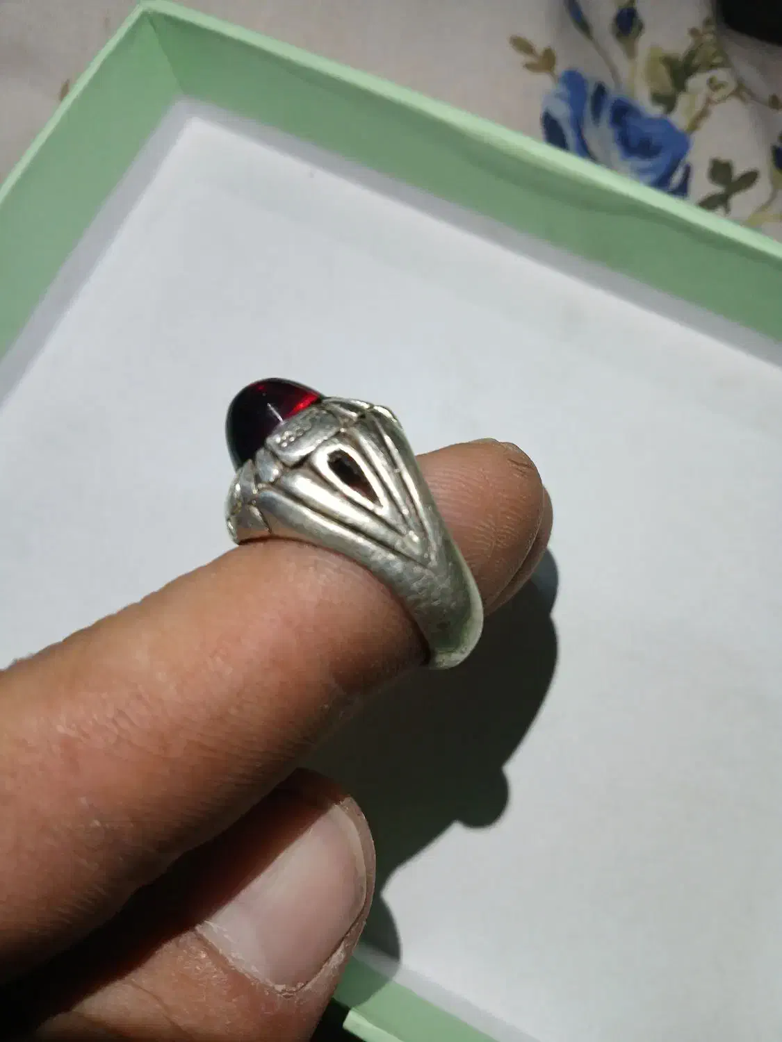 انگشتر نقره اصل|جواهرات|تبریز, |دیوار