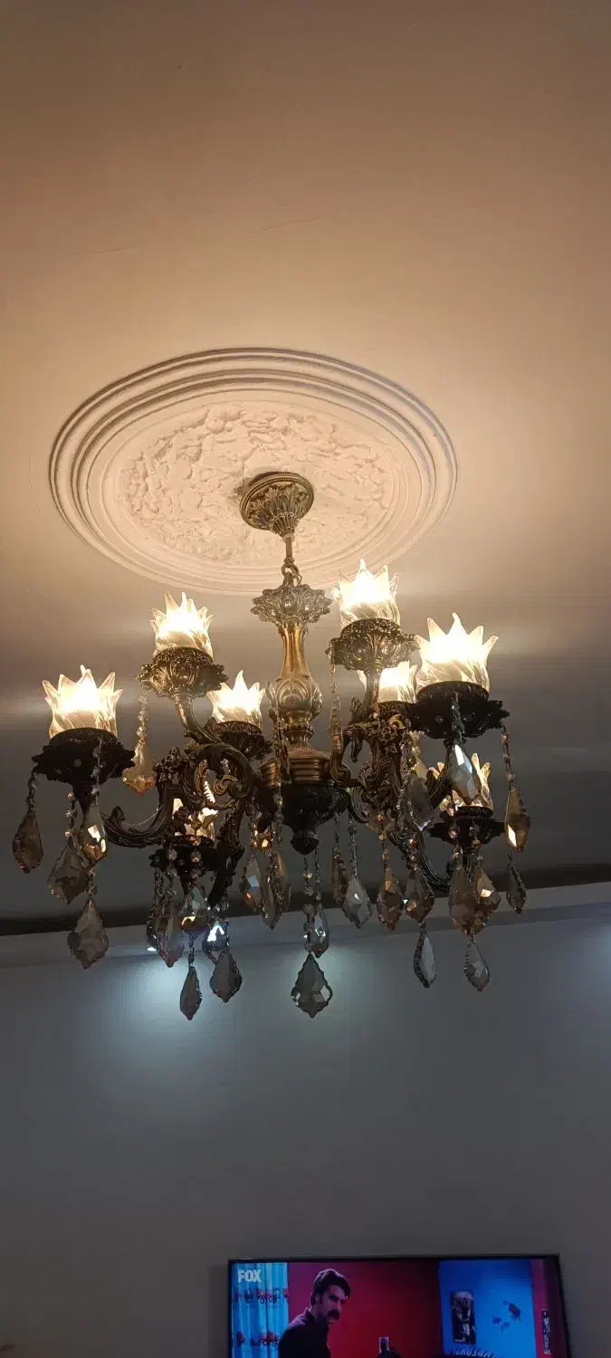 لوستر شاه عباسی و لوستر حبابی|لوستر و چراغ آویز|مشهد, یوسفیه (شهرک غرب)|دیوار