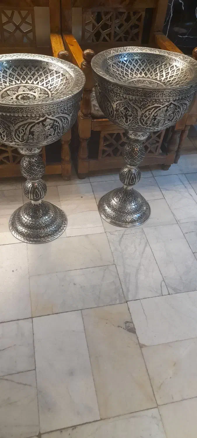 سنگاب قلمزنی ۲تا باهم بی واسط تولیدی قلم مینیاتور|صنایع دستی و سایر لوازم تزئینی|اصفهان, آبشار|دیوار