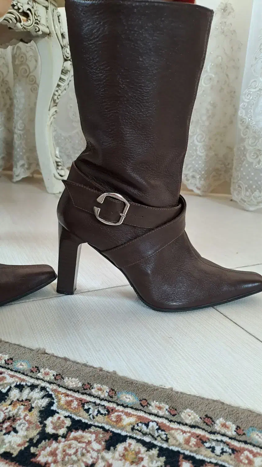 بوت چرم اصل نونو|کیف، کفش، کمربند|تهران, بلورسازی|دیوار