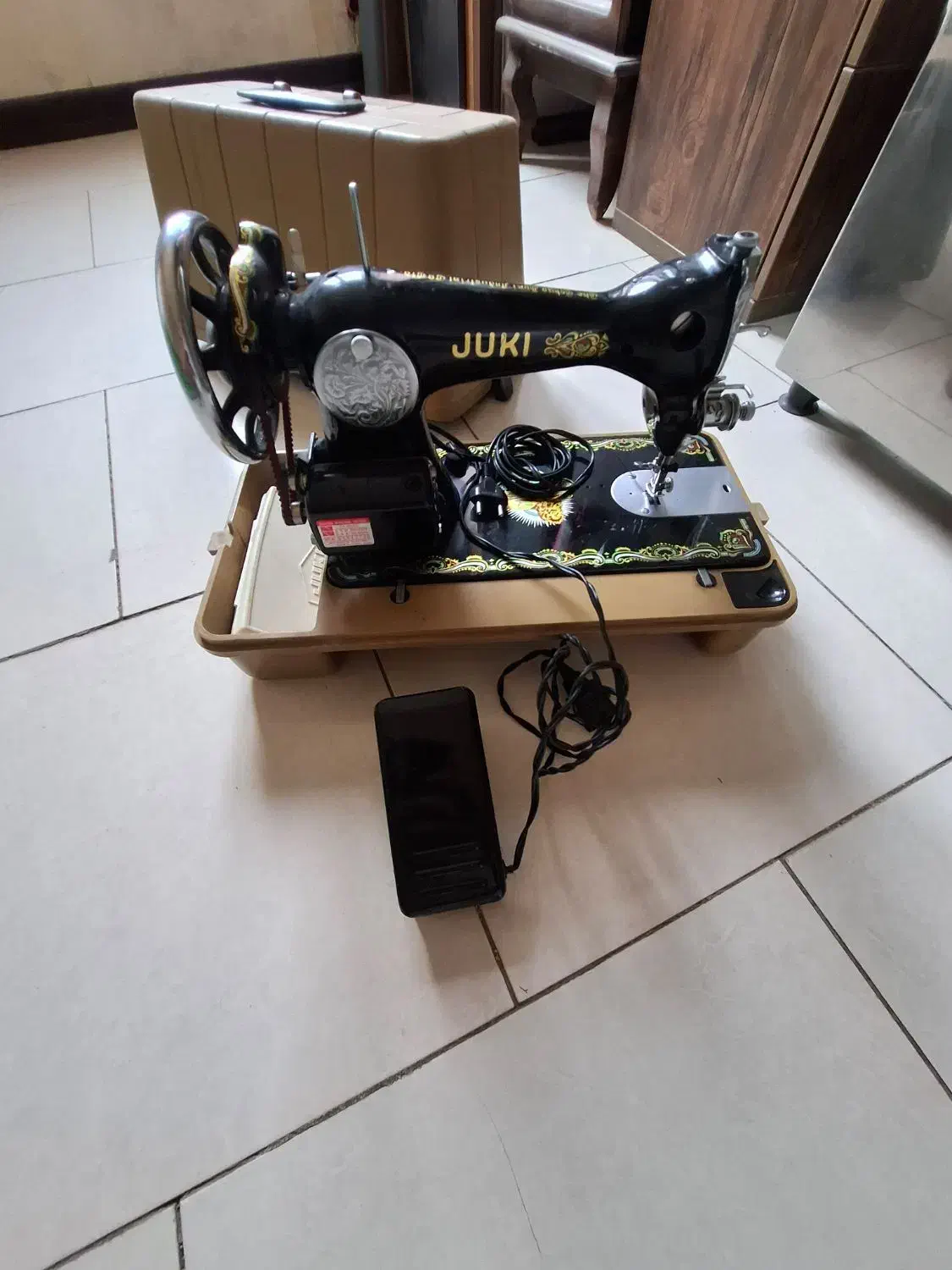 چرخ خیاطی جوکی قدیمی (اصل ژاپن)|کلکسیون اشیاء عتیقه|تهران, اکباتان|دیوار