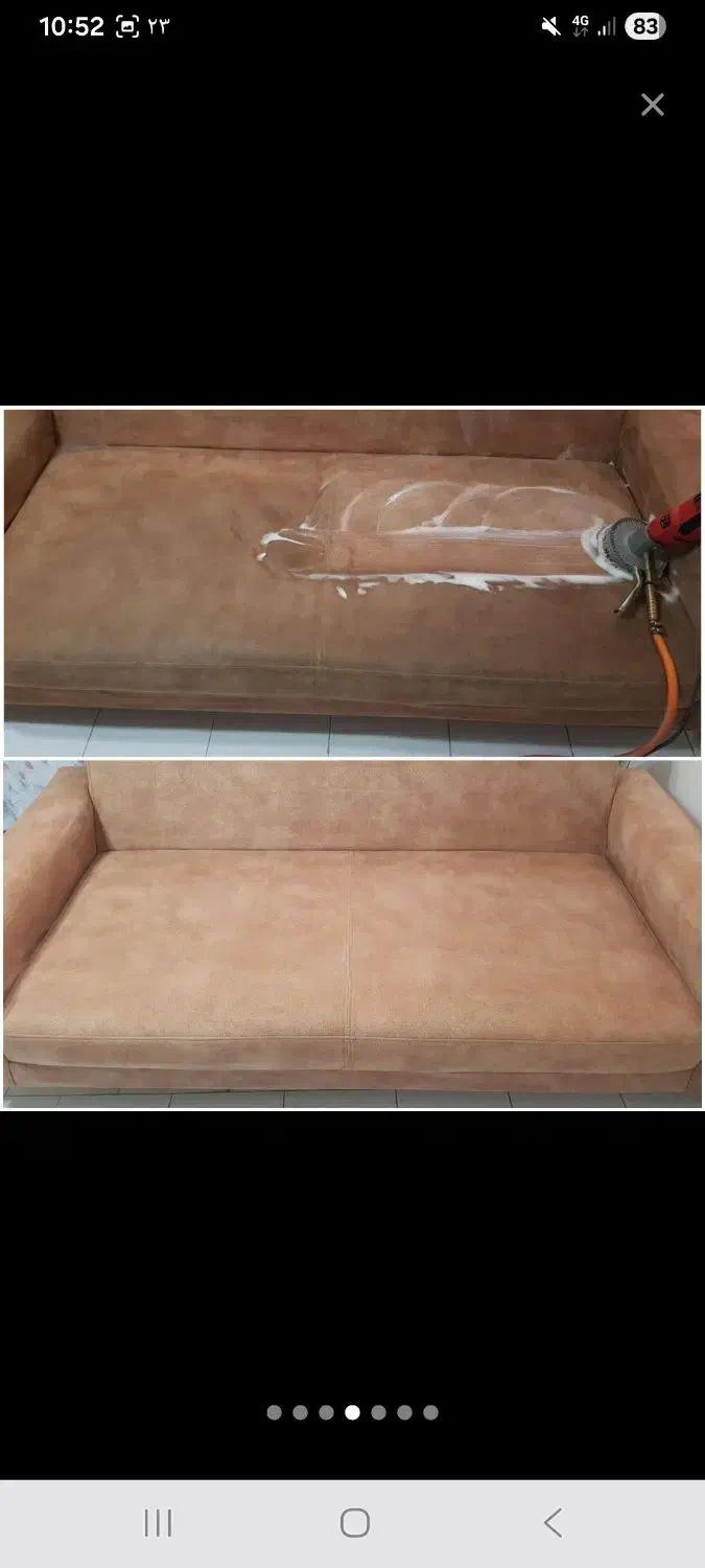 هزینه شستشوی مبلمان در منزل|خدمات نظافت|شیراز, فرهنگ شهر|دیوار