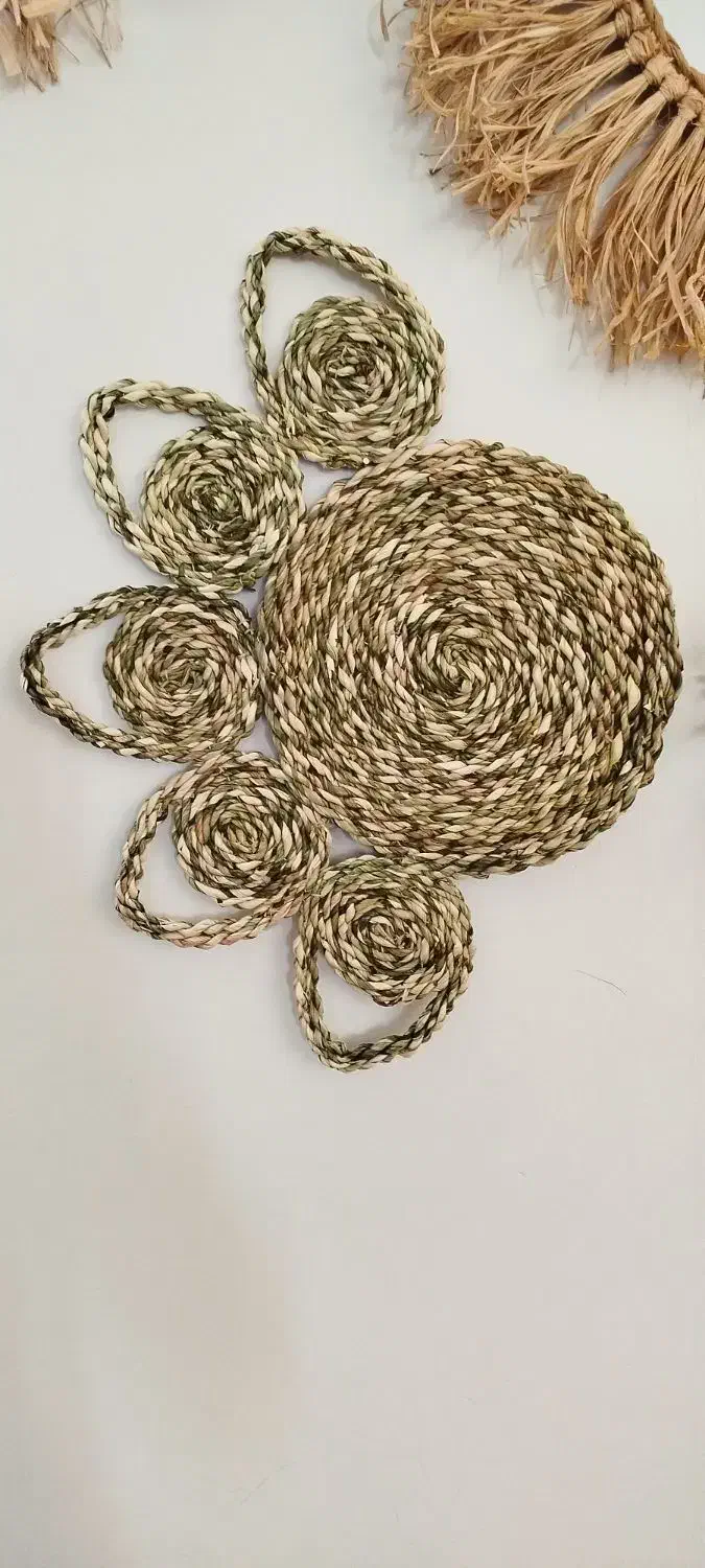 دیوار کوب حصیری  خاص و ترند|صنایع دستی و سایر لوازم تزئینی|خرم‌آباد, |دیوار