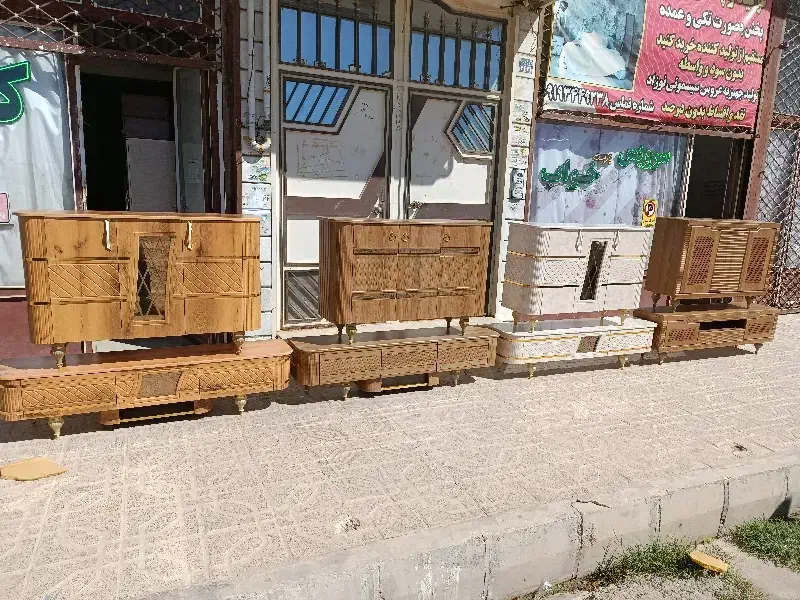اینه کنسول ست میز تی وی اقساطی کد 85.5|بوفه، ویترین، کنسول|زنجان, |دیوار