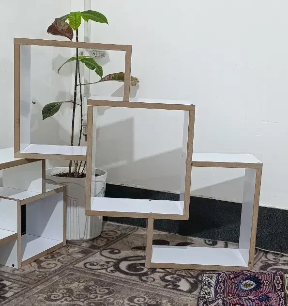 شلف دیواری MDF|کتابخانه، شلف، قفسه‌های دیواری|بندر امام خمینی, |دیوار