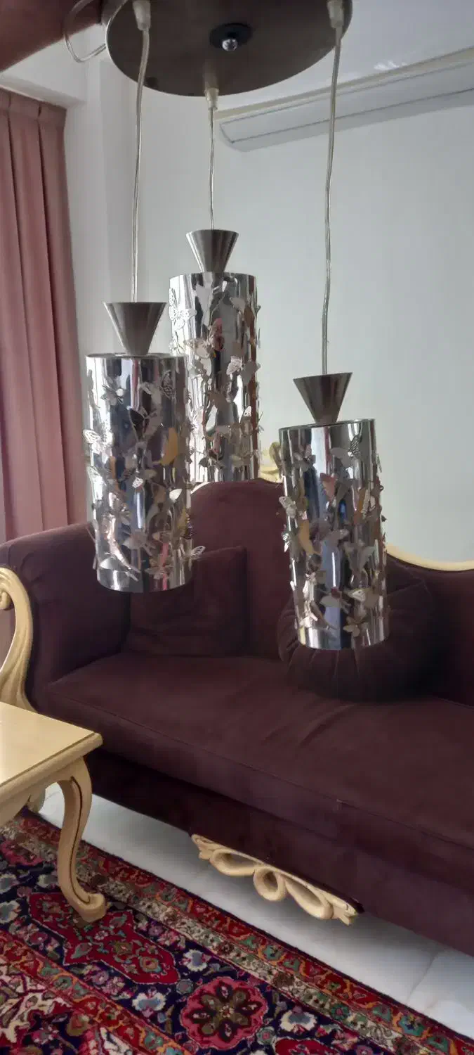 یک عدد لوستر پروانه|لوستر و چراغ آویز|تبریز, |دیوار