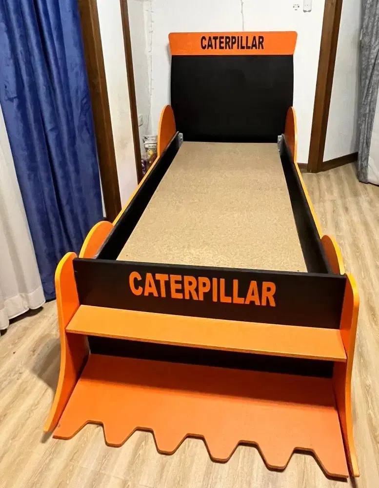 تخت نوجوان مدل بولدوزر|تخت و سرویس خواب|بابل, |دیوار