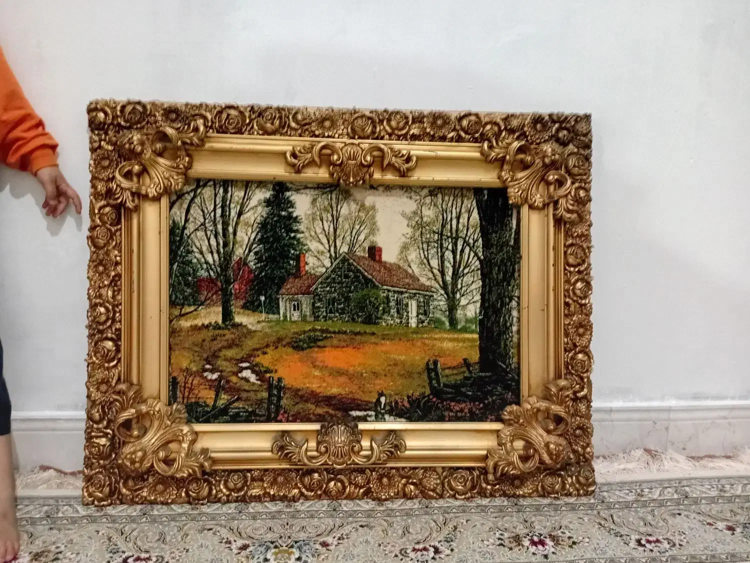 تابلو فرش بزرگ|تابلو فرش|ایجرود, |دیوار