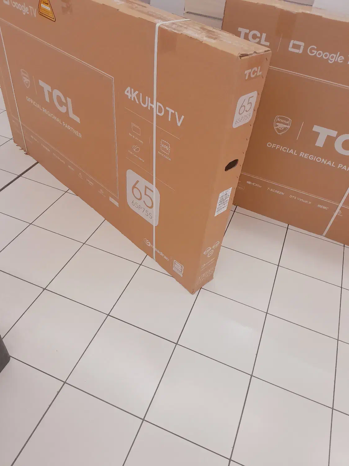 تی سی ال ۶۵ اینچ آکبند هوشمند و اندروید TCL|تلویزیون و پروژکتور|تهران, شهرک پرواز|دیوار