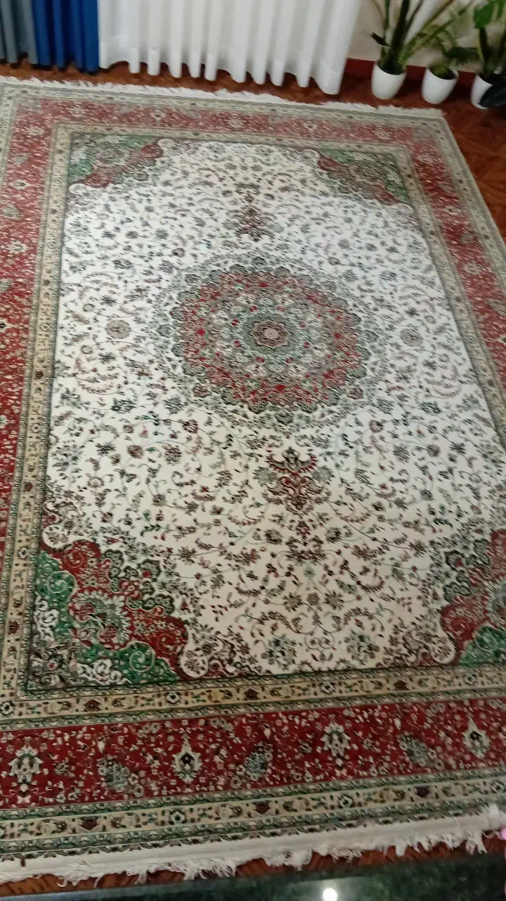 یک جفت ۹ متری رنگ سفید|فرش|رضوانشهر, |دیوار