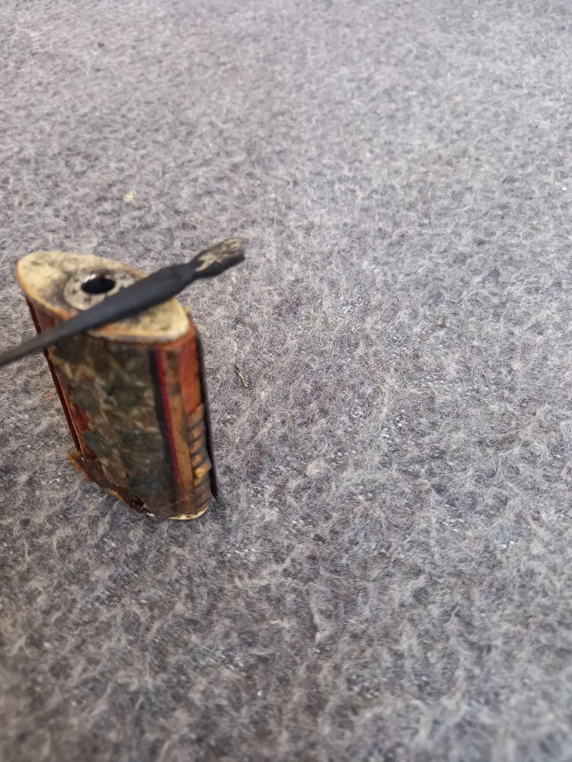 سرمه دان قدیمی چوب|کلکسیون اشیاء عتیقه|نیشابور, ابراهیم ادهم|دیوار