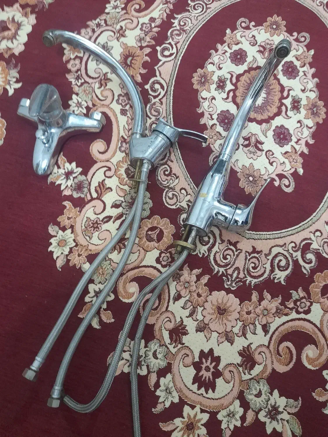 ۳ عدد شیر اهرمی جنس برنج سنگین|مصالح و تجهیزات ساختمان|لاهیجان, لیل|دیوار