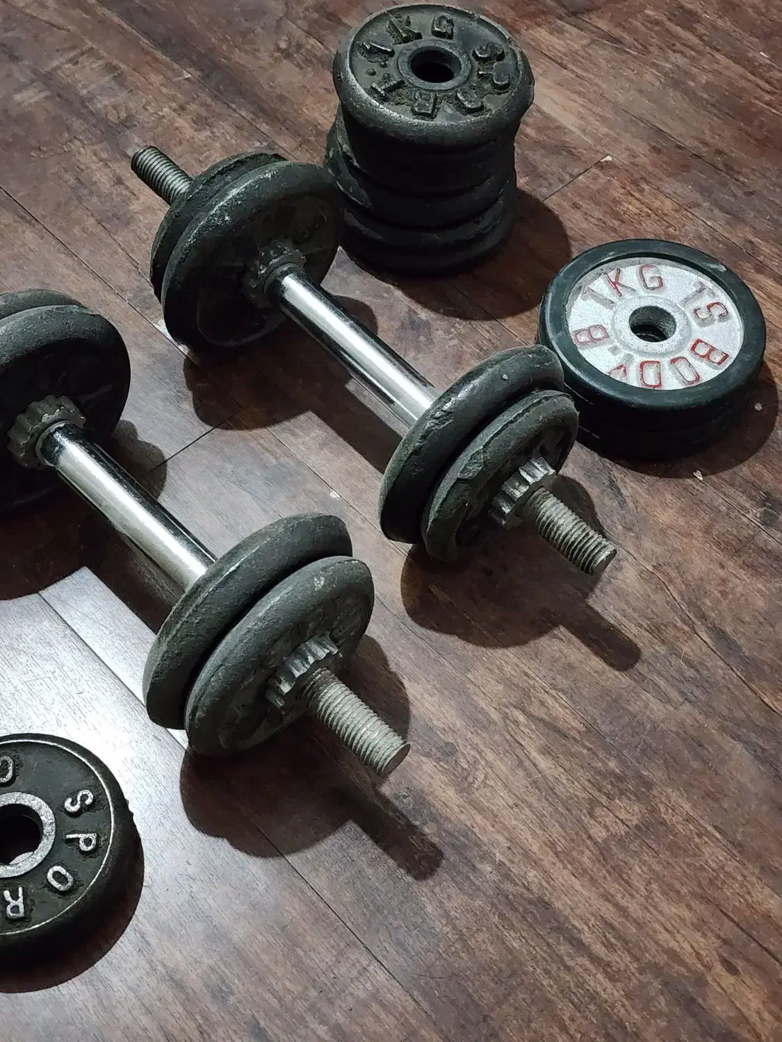 دمبل متغیر بدنسازی خانگی و وزنه و صفحه|تجهیزات ورزشی|تهران, ونک|دیوار