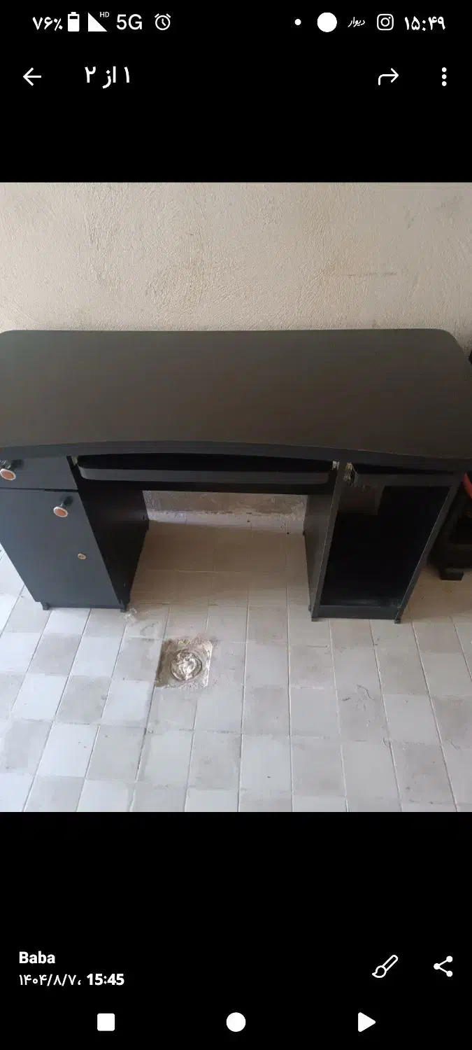 میز تحریر|میز تحریر و کامپیوتر|پردیس, فاز ۴|دیوار