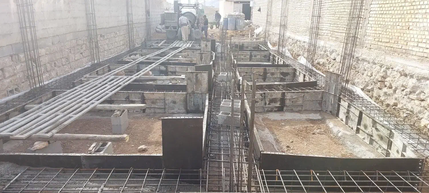 قالبندوآلموتوربند. سقف ستون. فنداسیون دیوار برشی|خدمات پیشه و مهارت|ایذه, |دیوار